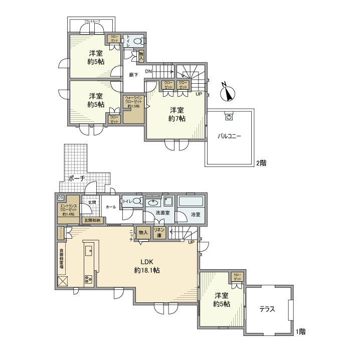 一ノ宮戸建 間取り