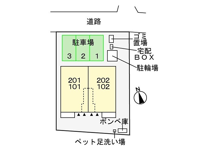 セレニア 駐車場