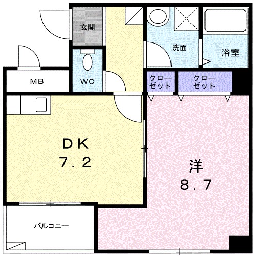 ノースハイツ藤 間取り