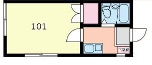 アネックスＫ 101号室 間取り