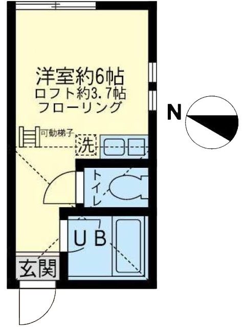 ユナイト浅田アールグレイの杜 101号室 間取り