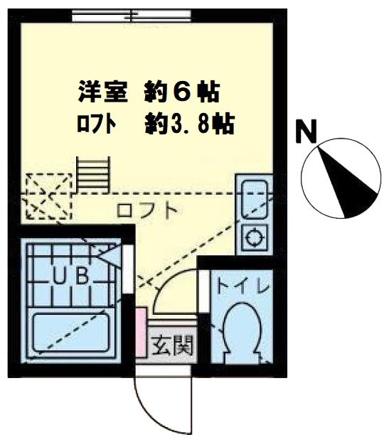 スリール宮崎台 103号室 間取り