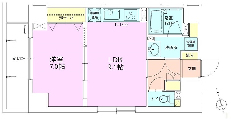 銀座レジデンス参番館 間取り