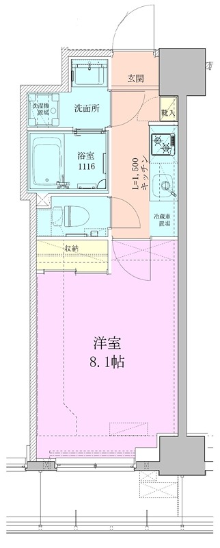 八丁堀レジデンス壱番館 間取り