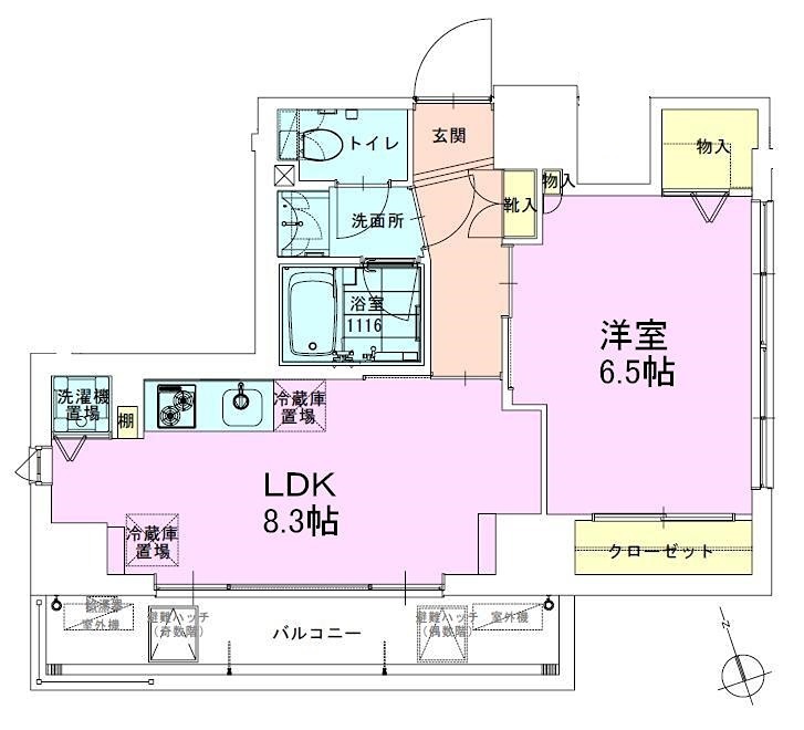 駒込レジデンス壱番館 間取り