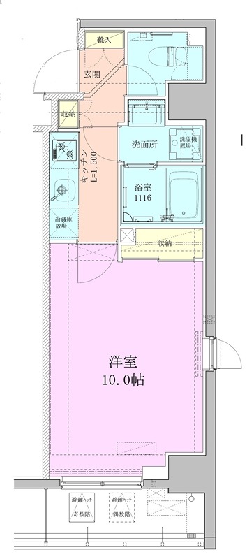八丁堀レジデンス壱番館 間取り
