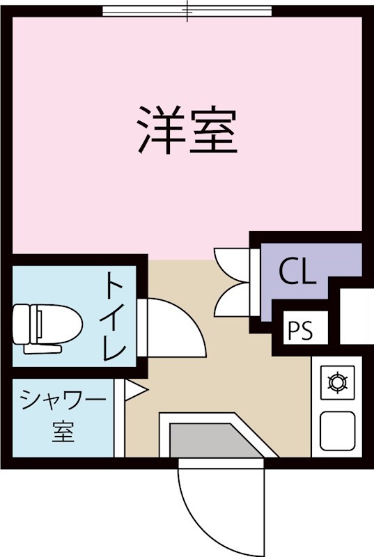 【早大生専用・フルリノベーション】Univ-coop野方 間取り