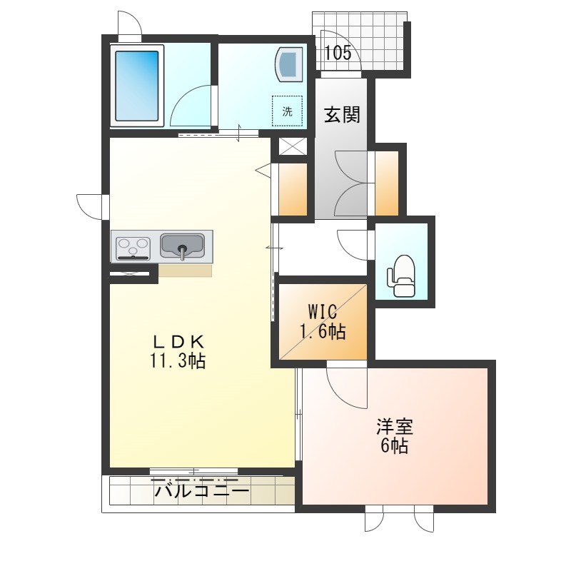 グランドゥールA棟 間取り