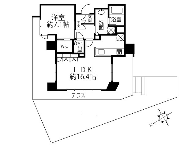 イニシア高輪プレシアスコート 間取り
