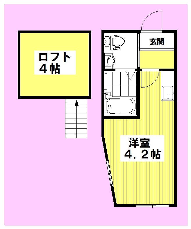 ベイパレス 201号室 間取り