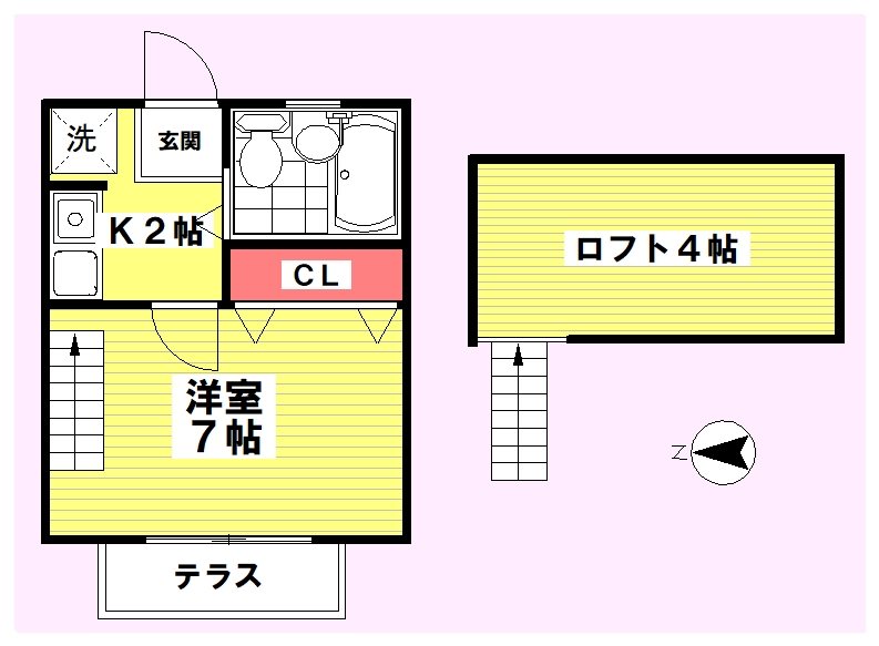 ヴィラ千間台 間取り図