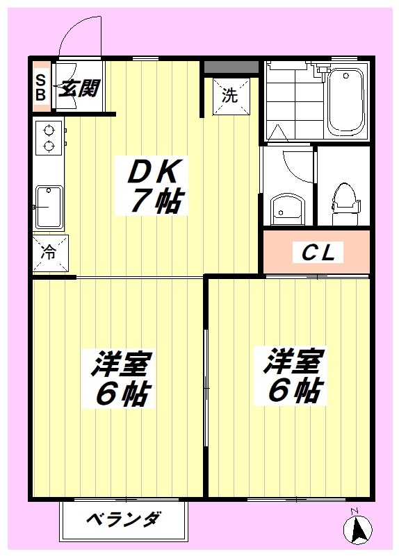 RYU弐番館 202号室 間取り