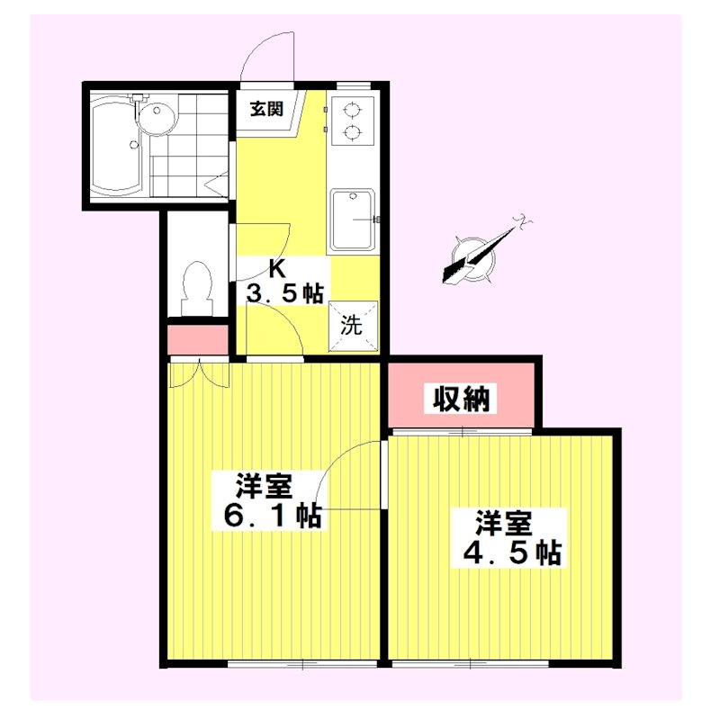 ドルフ渋沢 間取り図