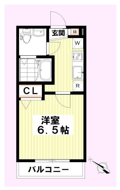 ソレッジャート大和田 202号室 間取り