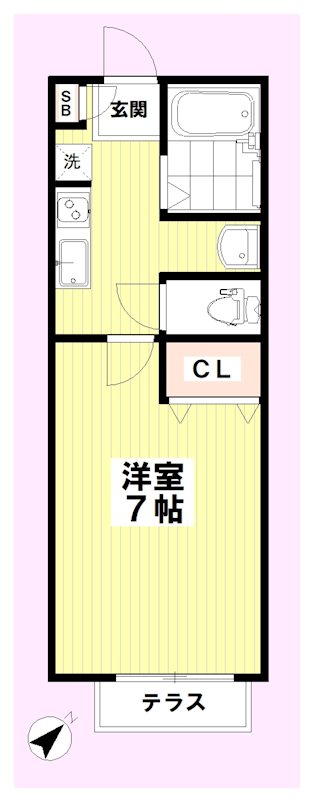 ヴィラ・フィオーレ 間取り図
