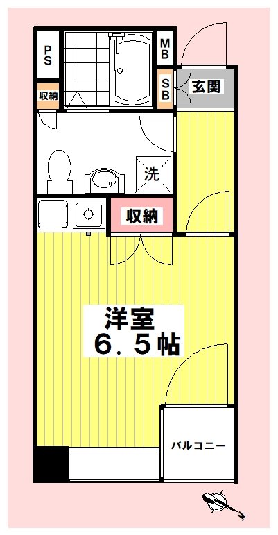 千代田タワーANNEX 802号室 間取り