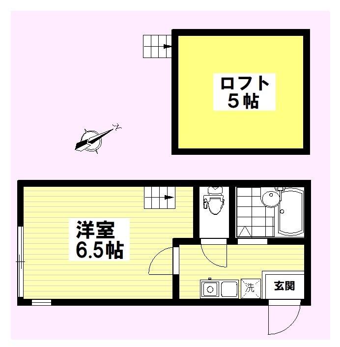 クラシェア上星川 間取り図