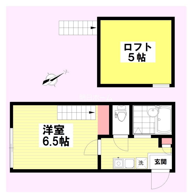 クラシェア上星川 間取り図