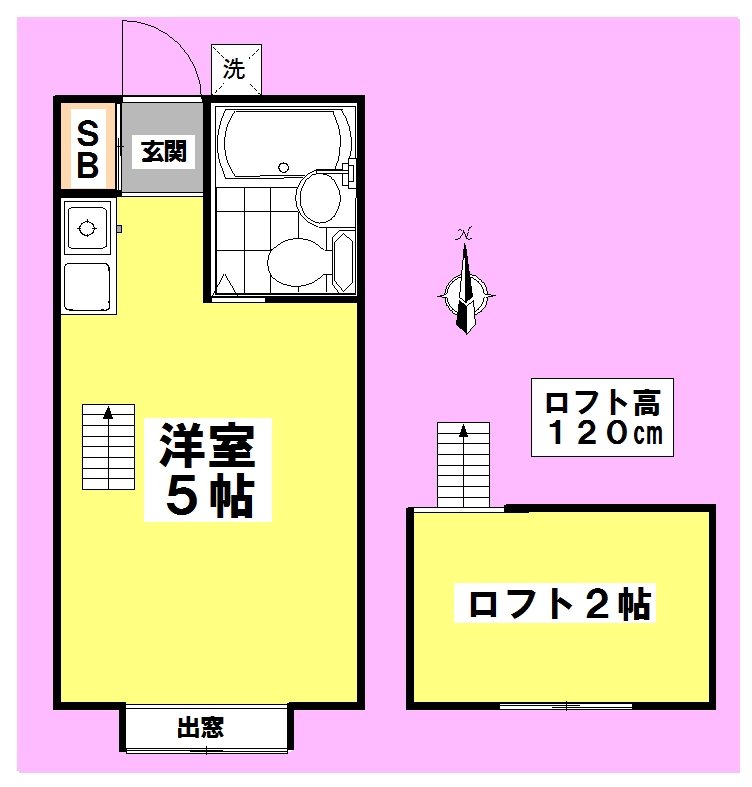 モリハイツⅠ 間取り図