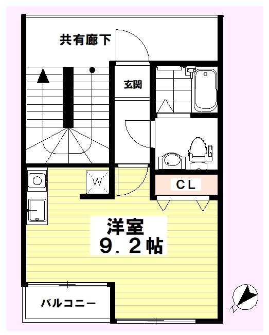 コンフォーリア赤羽 202号室 間取り