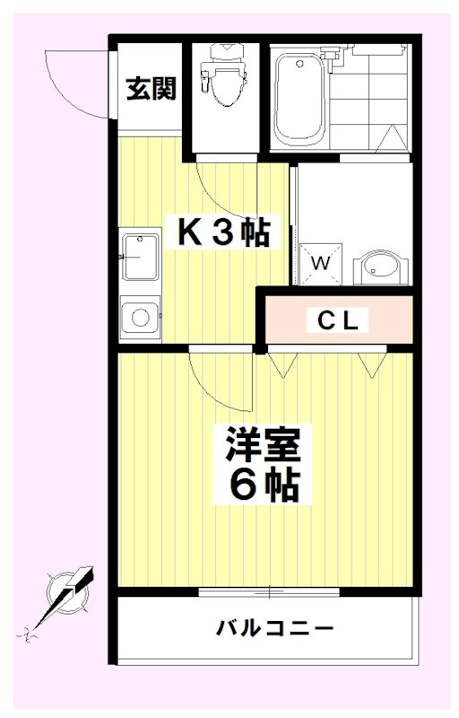 コンフォーリア赤羽 303号室 間取り