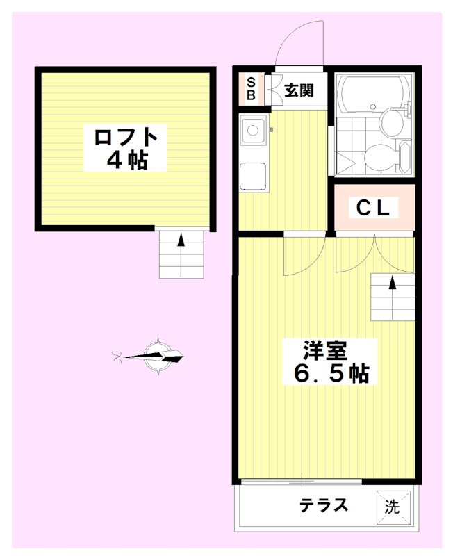 ハイツケンジ 間取り図
