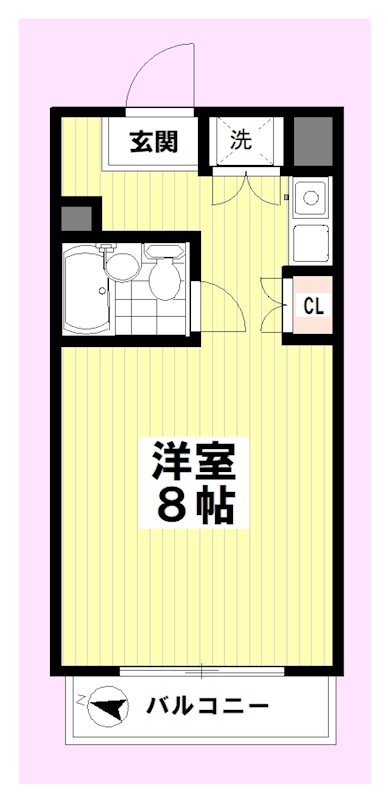 コスモ馬橋 間取り図