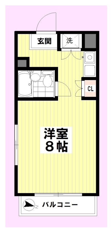 コスモ馬橋 303号室 間取り