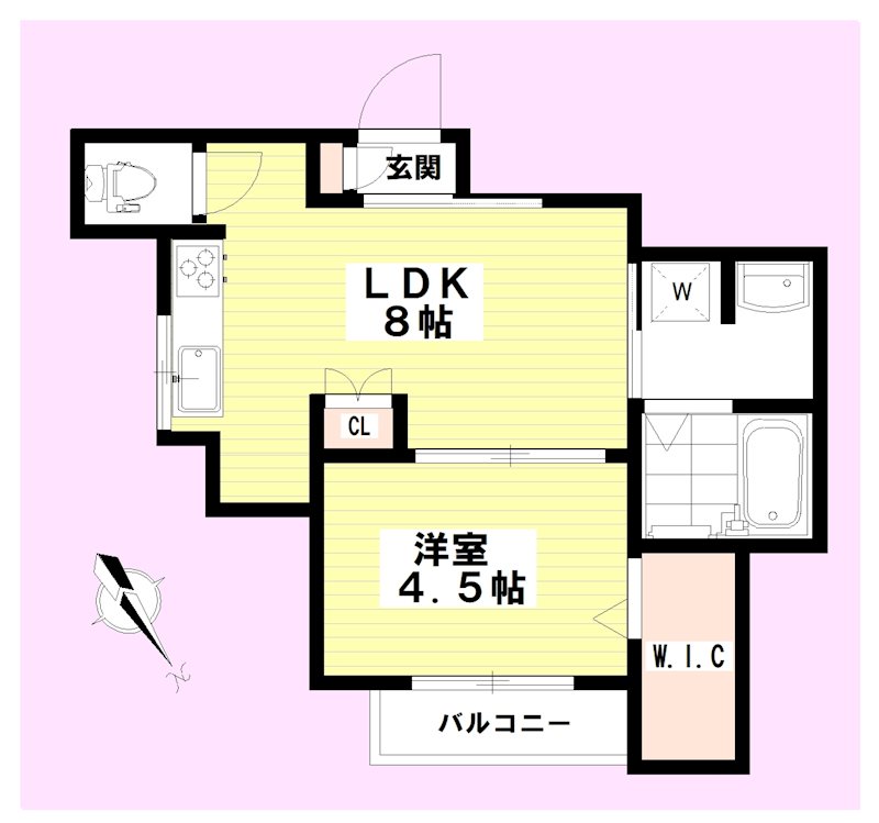 ポルトボヌール 間取り図