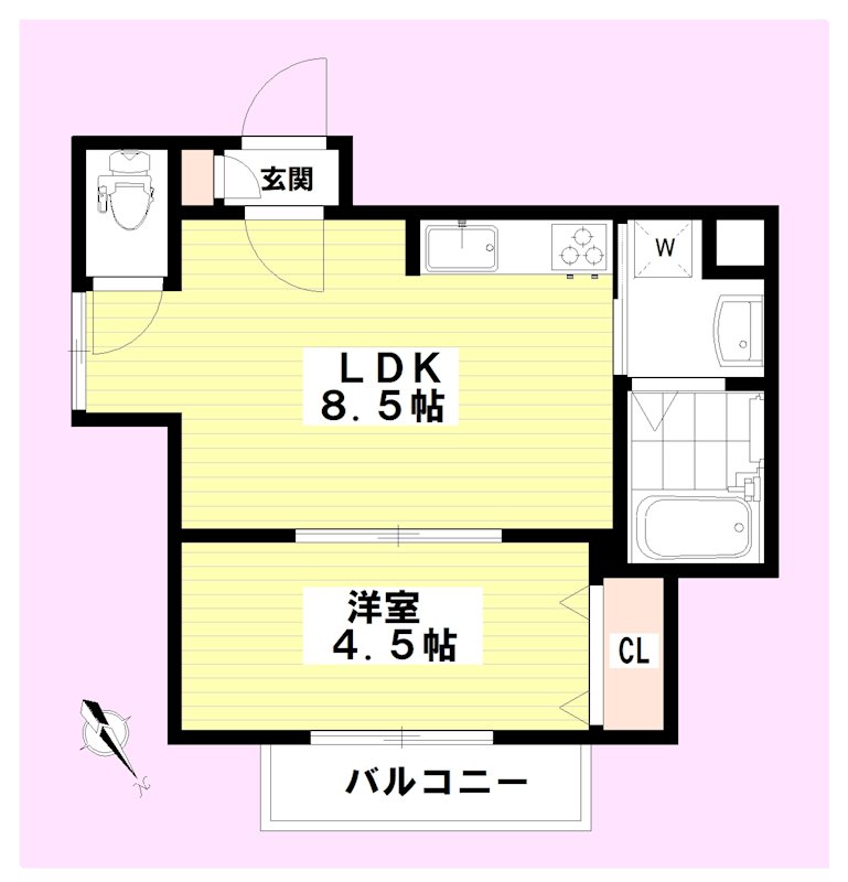 ポルトボヌール 間取り図