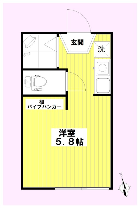 ガーデンテラス東京 103号室 間取り