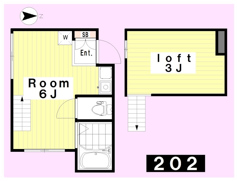 ベイサイドヒルズ山手 203号室 間取り
