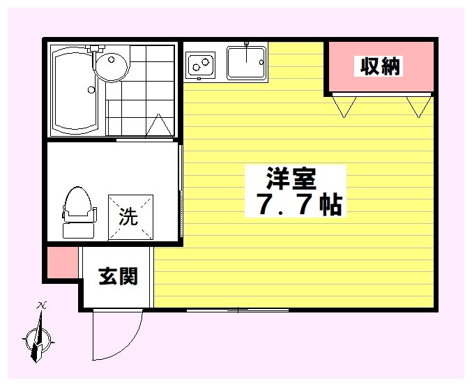 サザンテラス大井町 101号室 間取り