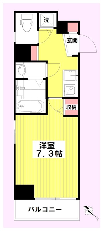 ガラ・シティ日本橋人形町 間取り図