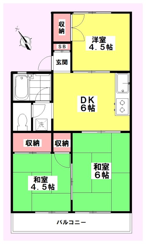 パレス近山 間取り図