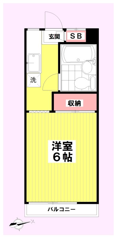 ハイム学芸大 間取り図