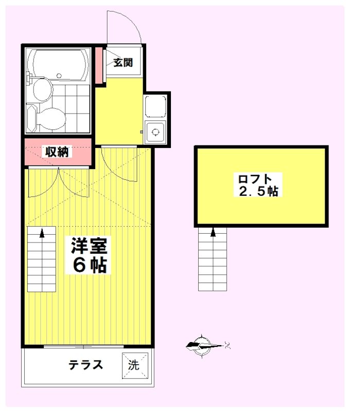 201号室 間取り