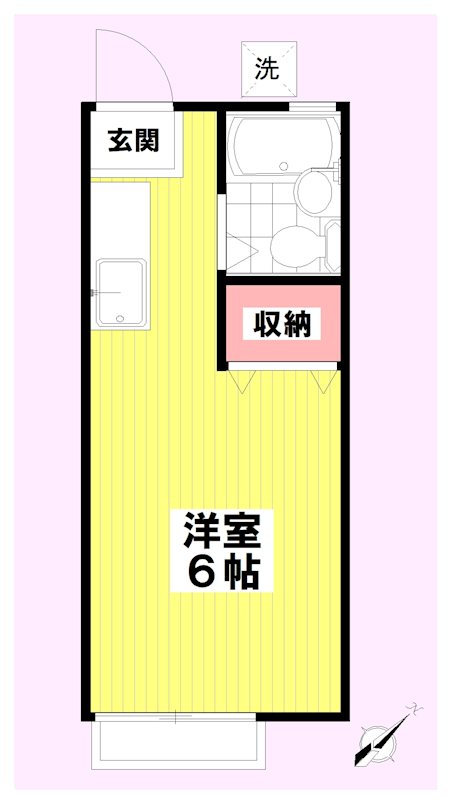 ジュネスⅠ 102号室 間取り