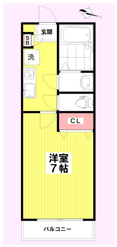 ベルズフローラ座間 間取り図