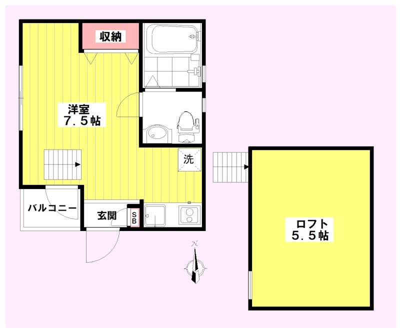クアトロハウス浜田山 間取り図