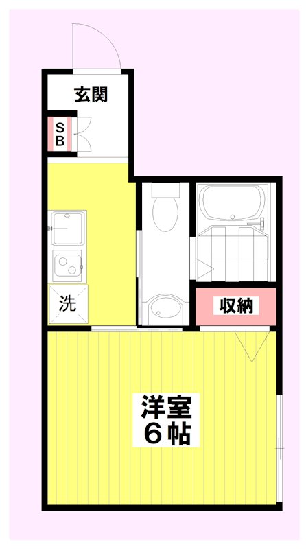 カルヴィ川崎 間取り図
