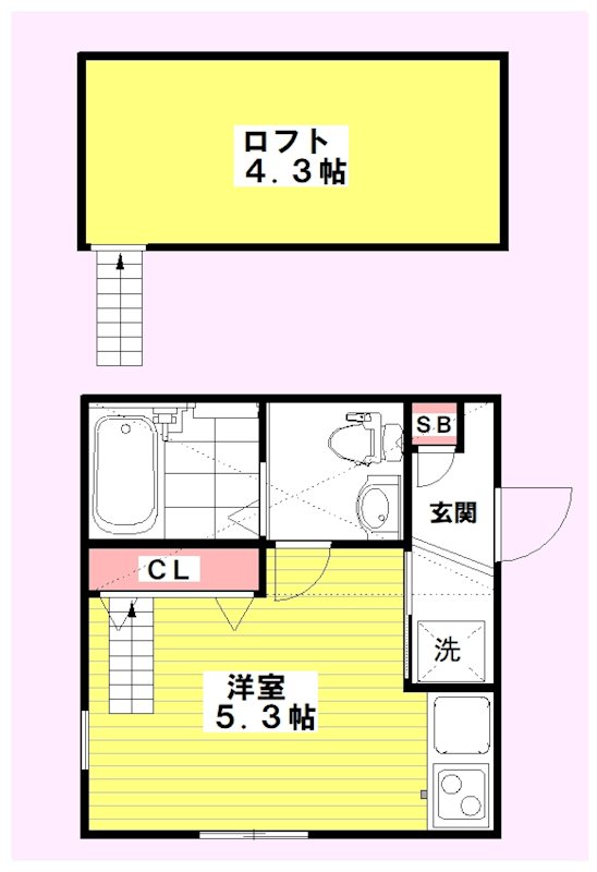 ルーム鴨居 101号室 間取り