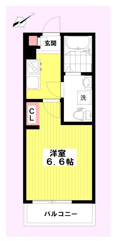 アクシア坂戸 202号室 間取り