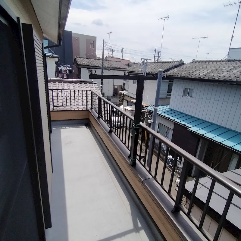 川越市砂戸建 ベランダ