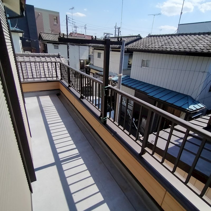 川越市砂戸建 ベランダ