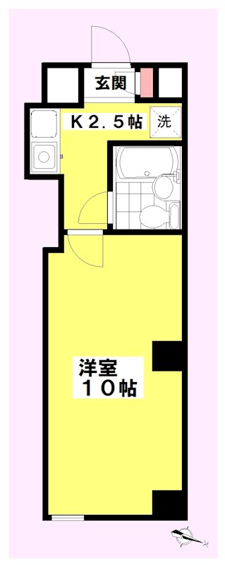 ヒルズ音羽 203号室 間取り