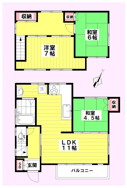 芝山5丁目戸建 間取り