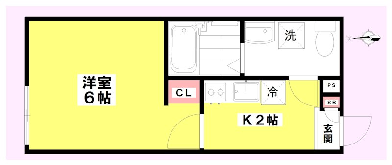 プロムナード大森南 間取り図