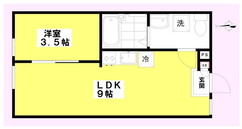 プロムナード大森南 間取り図