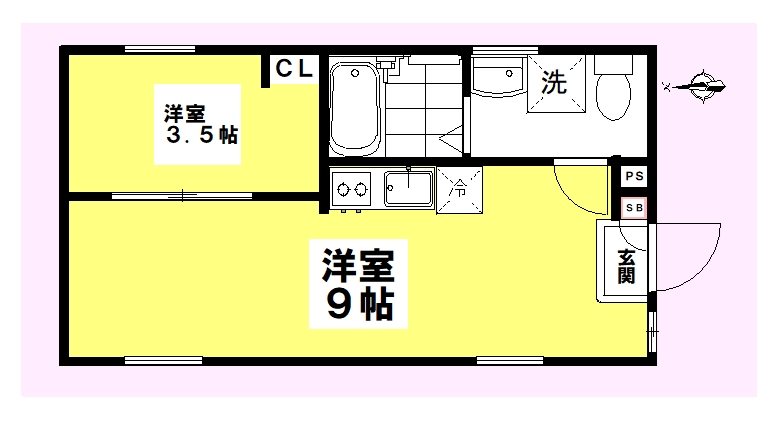 プロムナード大森南 301号室 間取り